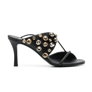 Stella Lace Up Stud Mules 80
