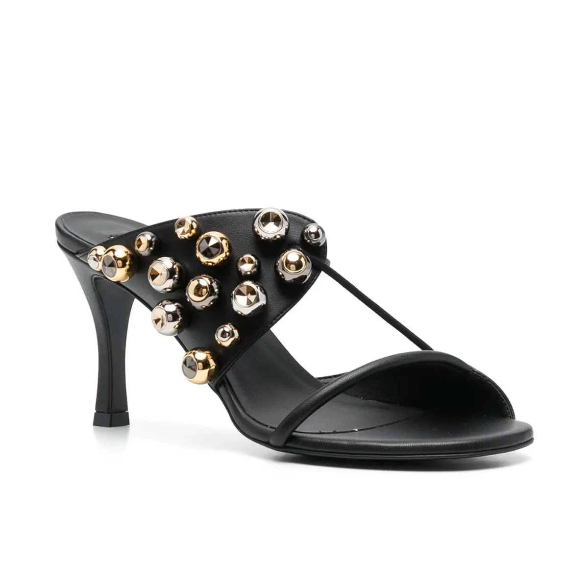 Stella Lace Up Stud Mules 80