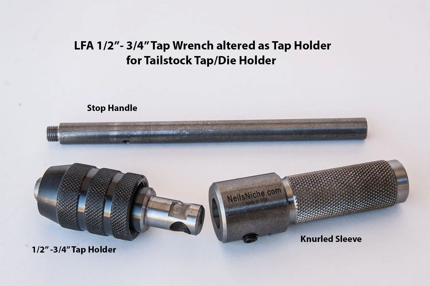 Tailstock Tap Holder, Die Holder, Niche Tools Set
