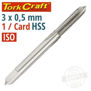 TORK CRAFT TAP HSS 3X0.5MM ISO 1/CARD NR1030C