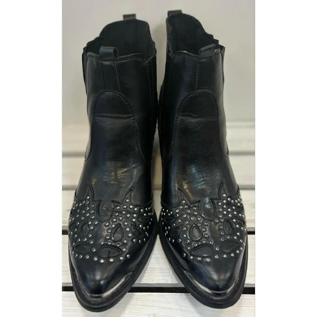 Wanted Lonestar Studded Booties - Size 7.5
