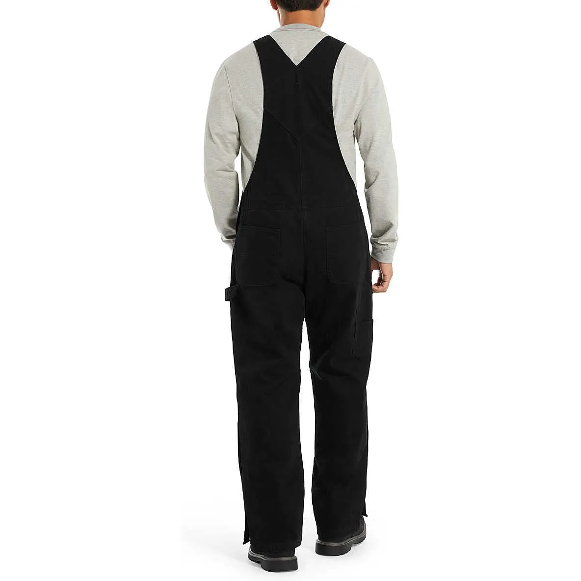 Wolverine Men's Sawmill Duck Insulated Bib - Black - W1204980-003