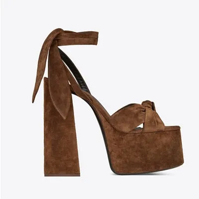 Women's Sandals  Chunky Heels Summer Shoes