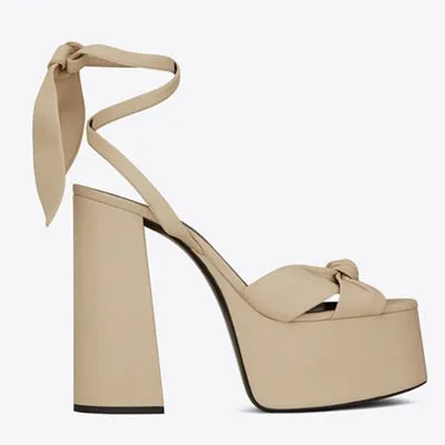 Women's Sandals  Chunky Heels Summer Shoes