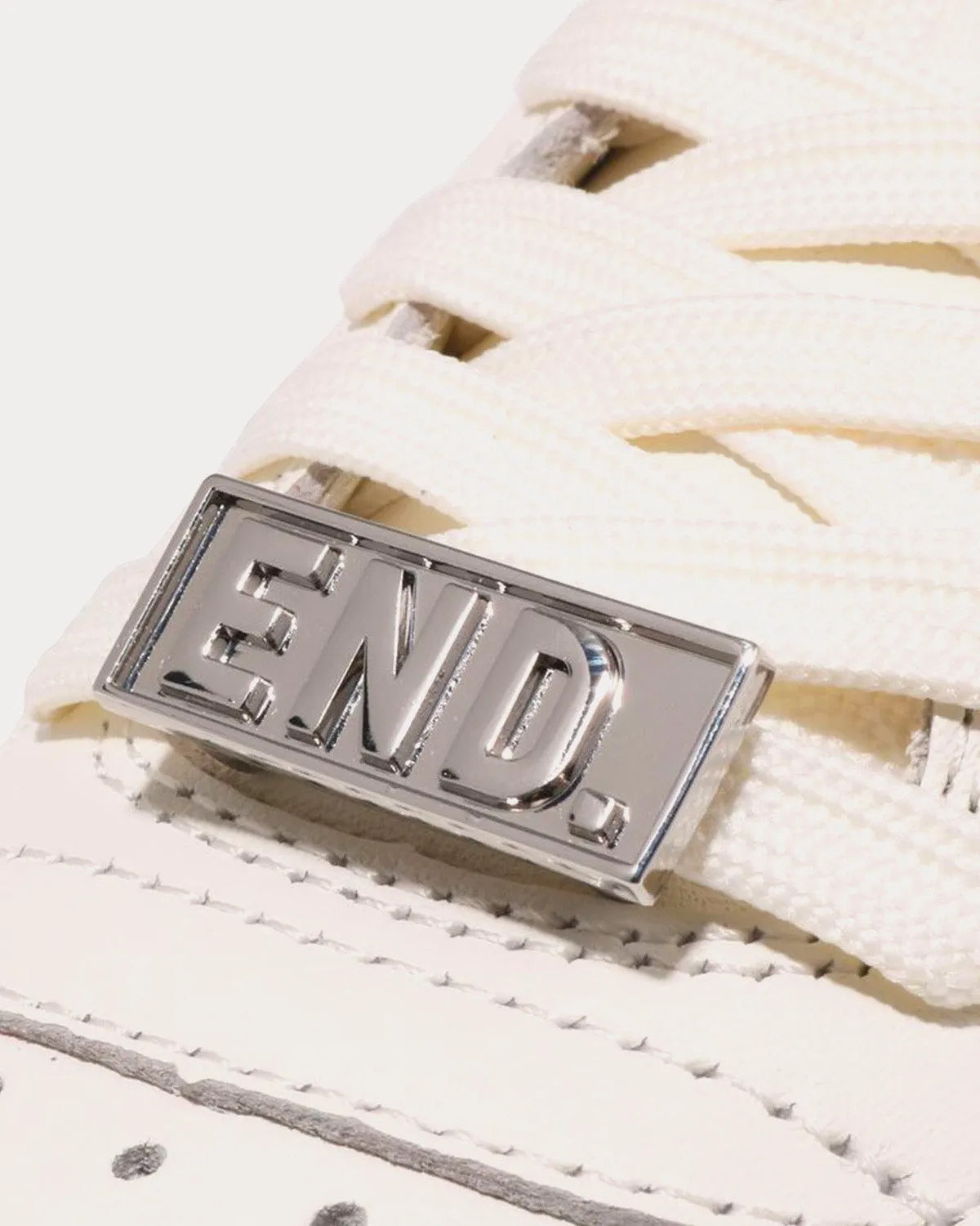 x END. 'Bowling' Bape Sta White / Green / Red Low Top Sneakers